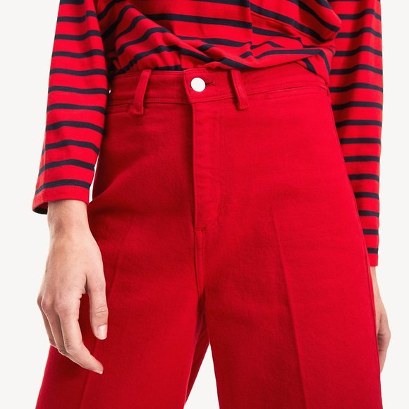 NWT: TOMMY HILFIGER WIDE LEG HIGH WAIST JEAN - Picture 3 of 6